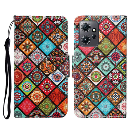 Colored Drawing Pattern Flip Leather Phone Case, For Xiaomi Redmi Note 12 4G Global