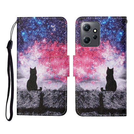 Colored Drawing Pattern Flip Leather Phone Case, For Xiaomi Redmi Note 12 4G Global