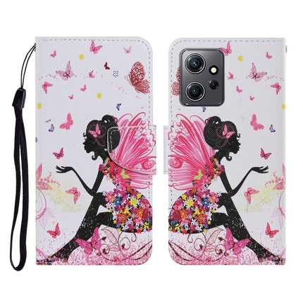 Colored Drawing Pattern Flip Leather Phone Case, For Xiaomi Redmi Note 12 4G Global