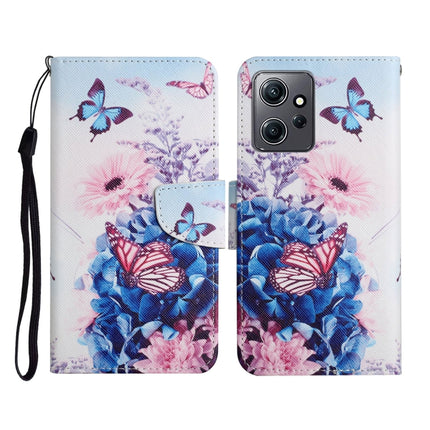 Colored Drawing Pattern Flip Leather Phone Case, For Xiaomi Redmi Note 12 4G Global