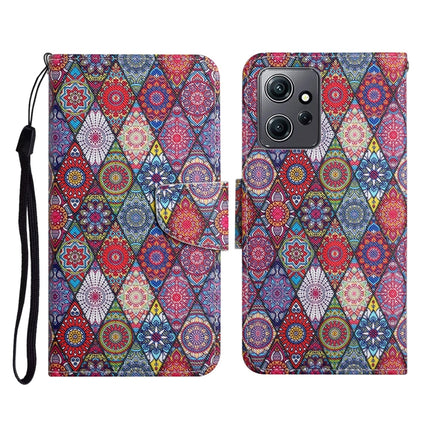 Colored Drawing Pattern Flip Leather Phone Case, For Xiaomi Redmi Note 12 4G Global