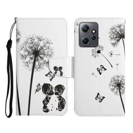Colored Drawing Pattern Flip Leather Phone Case, For Xiaomi Redmi Note 12 4G Global