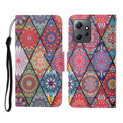 Colored Drawing Pattern Flip Leather Phone Case, For Xiaomi Redmi Note 12 4G Global