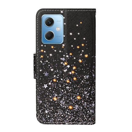 Colored Drawing Pattern Flip Leather Phone Case, For Xiaomi Redmi Note 12 5G Global/Poco X5