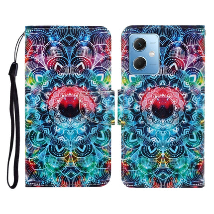 Colored Drawing Pattern Flip Leather Phone Case, For Xiaomi Redmi Note 12 5G Global/Poco X5
