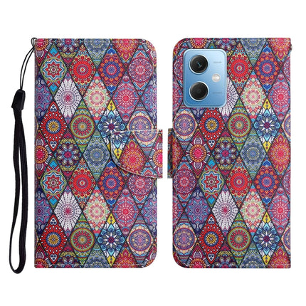 Colored Drawing Pattern Flip Leather Phone Case, For Xiaomi Redmi Note 12 5G Global/Poco X5