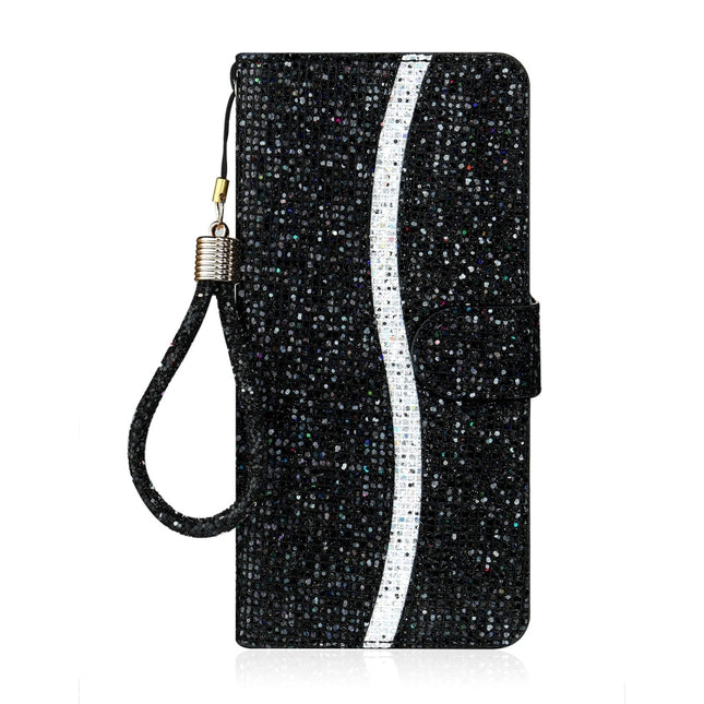 Glitter Powder Filp Leather Phone Case, For Samsung Galaxy A24 4G, For Samsung Galaxy A34 5G, For Samsung Galaxy A54 5G