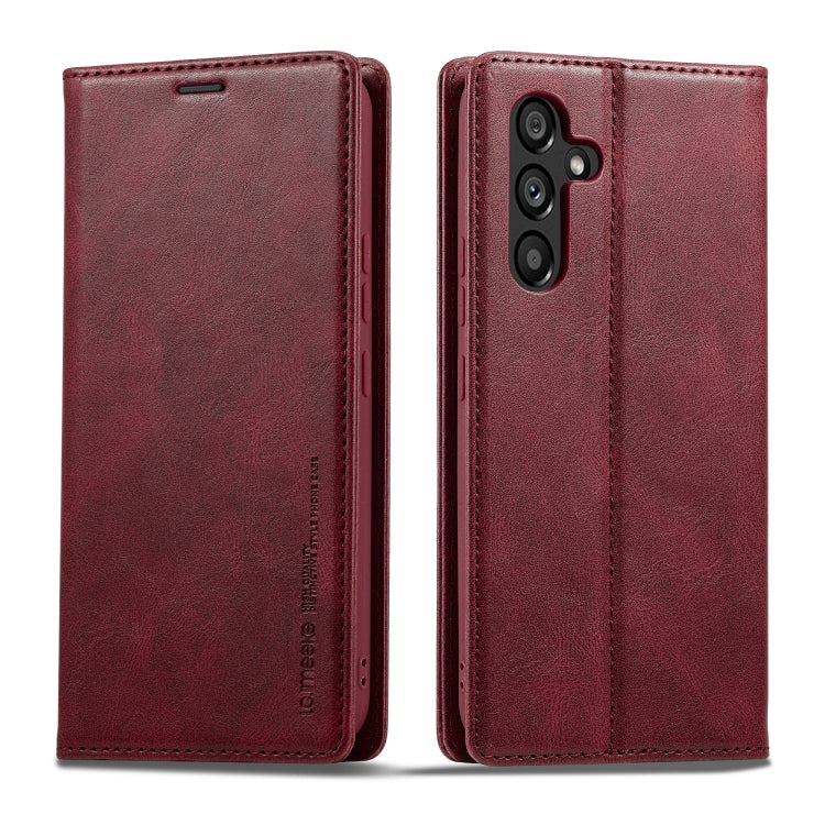 LC.IMEEKE RFID Anti-theft Leather Phone Case, For Samsung Galaxy A34 5G