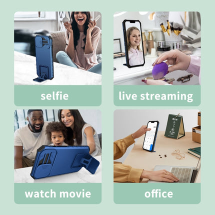 Stereoscopic Holder Sliding Camshield Phone Case, For Xiaomi Redmi Note 12 5G / Poco X5, For Xiaomi Redmi Note 12 Pro 5G / Poco X5 Pro
