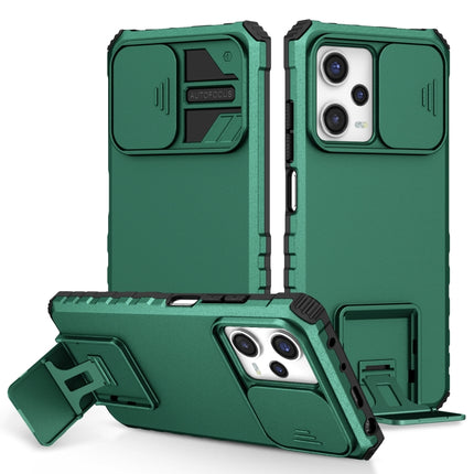 Stereoscopic Holder Sliding Camshield Phone Case, For Xiaomi Redmi Note 12 5G / Poco X5, For Xiaomi Redmi Note 12 Pro 5G / Poco X5 Pro