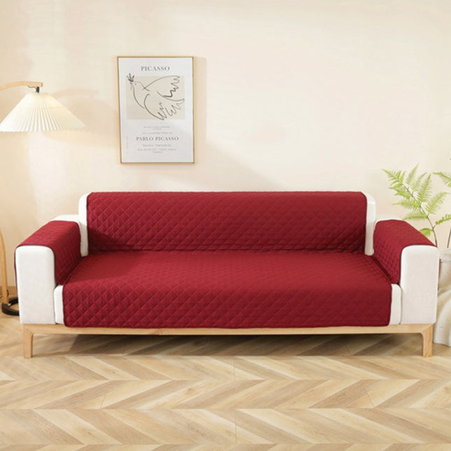 Double-sided Waterproof Pet Cushion Diamond Pattern Sofa Cover, Double-sided 250x196cm
