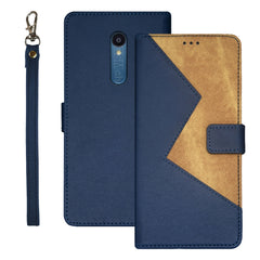 idewei Two-color Splicing Leather Phone Case, For Sharp Rouvo V, For Ulefone Note 14, For Xiaomi Poco C55/Redmi 12C/Redmi 11A