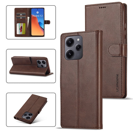 LC.IMEEKE Calf Texture Leather Phone Case, For Xiaomi 13T Pro 5G, For Xiaomi Redmi 12 4G Global, For Xiaomi Redmi Note 12 4G Global, For Xiaomi Redmi A2