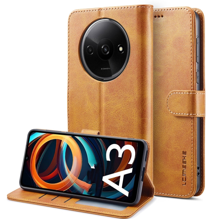 LC.IMEEKE Calf Texture Leather Phone Case, For Xiaomi Redmi A3, For Xiaomi Redmi Note 13 Pro 4G, For Xiaomi Redmi Note 13 4G, For Xiaomi Redmi 13C 4G/5G/Poco C65