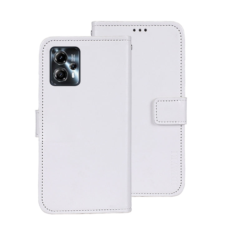 idewei Crazy Horse Texture Leather Phone Case with Holder, For T-Mobile REVVL 6 5G, For Motorola Moto G23/G13, For Motorola Moto G73