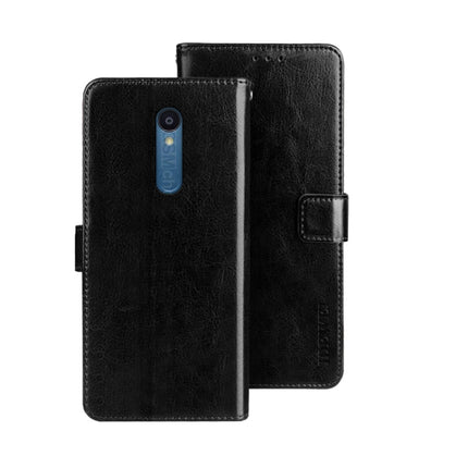idewei Crazy Horse Texture Leather Phone Case with Holder