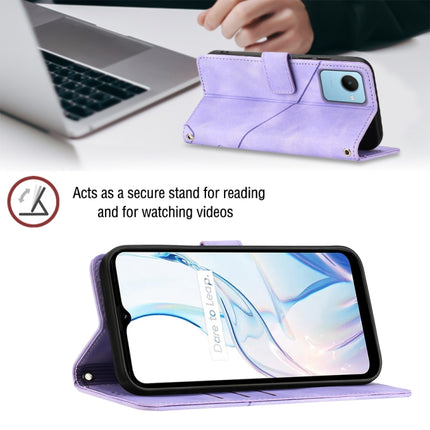 Skin-feel Embossed Leather Phone Case, For Realme C30s, For Xiaomi Redmi Note 12 4G Global, For Samsung Galaxy Note8, For Samsung Galaxy Note9