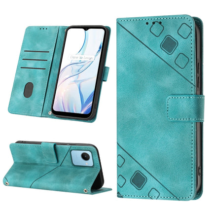 Skin-feel Embossed Leather Phone Case, For Realme C30s, For Xiaomi Redmi Note 12 4G Global, For Samsung Galaxy Note8, For Samsung Galaxy Note9