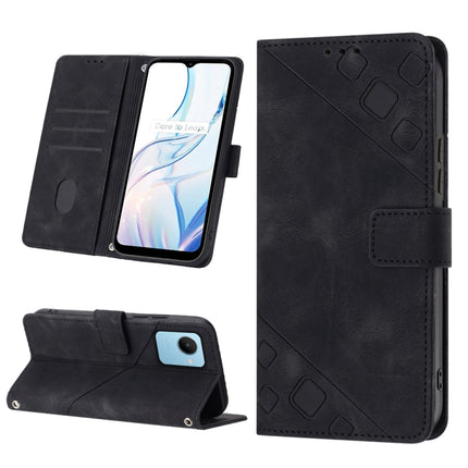 Skin-feel Embossed Leather Phone Case, For Realme C30s, For Xiaomi Redmi Note 12 4G Global, For Samsung Galaxy Note8, For Samsung Galaxy Note9