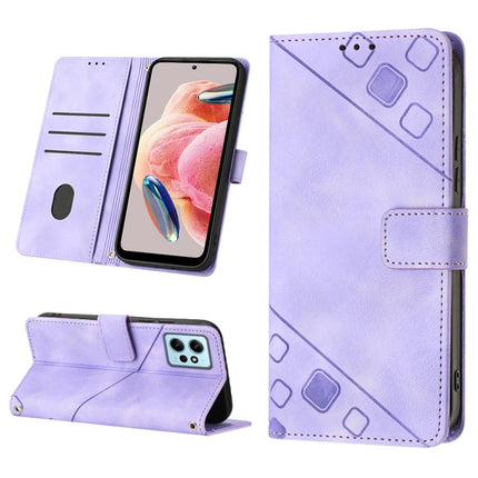 Skin-feel Embossed Leather Phone Case, For Realme C30s, For Xiaomi Redmi Note 12 4G Global, For Samsung Galaxy Note8, For Samsung Galaxy Note9