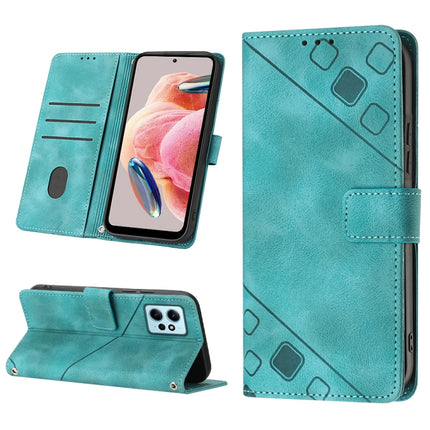 Skin-feel Embossed Leather Phone Case, For Realme C30s, For Xiaomi Redmi Note 12 4G Global, For Samsung Galaxy Note8, For Samsung Galaxy Note9