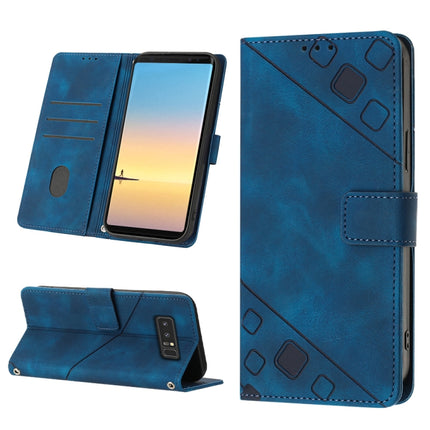 Skin-feel Embossed Leather Phone Case, For Realme C30s, For Xiaomi Redmi Note 12 4G Global, For Samsung Galaxy Note8, For Samsung Galaxy Note9