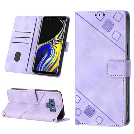 Skin-feel Embossed Leather Phone Case, For Realme C30s, For Xiaomi Redmi Note 12 4G Global, For Samsung Galaxy Note8, For Samsung Galaxy Note9