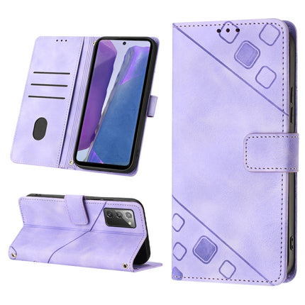 Skin-feel Embossed Leather Phone Case, For Samsung Galaxy Note10 Pro / Note10 Pro 5G / Note10+, For Samsung Galaxy Note10 / Note10 5G, For Samsung Galaxy Note20, For Samsung Galaxy Note20 Ultra