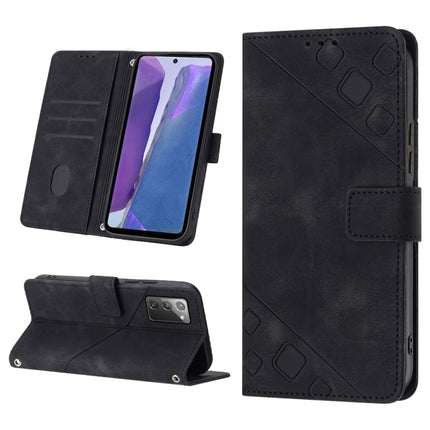 Skin-feel Embossed Leather Phone Case, For Samsung Galaxy Note10 Pro / Note10 Pro 5G / Note10+, For Samsung Galaxy Note10 / Note10 5G, For Samsung Galaxy Note20, For Samsung Galaxy Note20 Ultra
