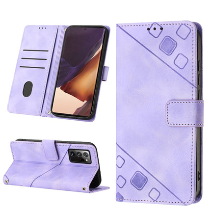 Skin-feel Embossed Leather Phone Case, For Samsung Galaxy Note10 Pro / Note10 Pro 5G / Note10+, For Samsung Galaxy Note10 / Note10 5G, For Samsung Galaxy Note20, For Samsung Galaxy Note20 Ultra