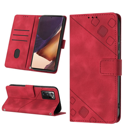 Skin-feel Embossed Leather Phone Case, For Samsung Galaxy Note10 Pro / Note10 Pro 5G / Note10+, For Samsung Galaxy Note10 / Note10 5G, For Samsung Galaxy Note20, For Samsung Galaxy Note20 Ultra