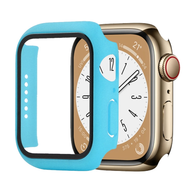 Shockproof PC+Tempered Glass Watch Protective Case, For Apple Watch Series 9 / 8 / 7 41mm