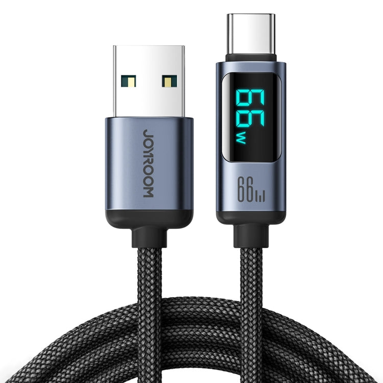 JOYROOM S-AC066A16 6A USB to USB-C / Type-C Digital Display Fast Charging Data Cable, USB to Type-C