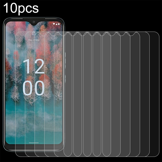 10pcs 0.26mm 9H 2.5D Tempered Glass Film, For Nokia C12 (10 PCS), For Nokia C12 Plus (10 PCS)