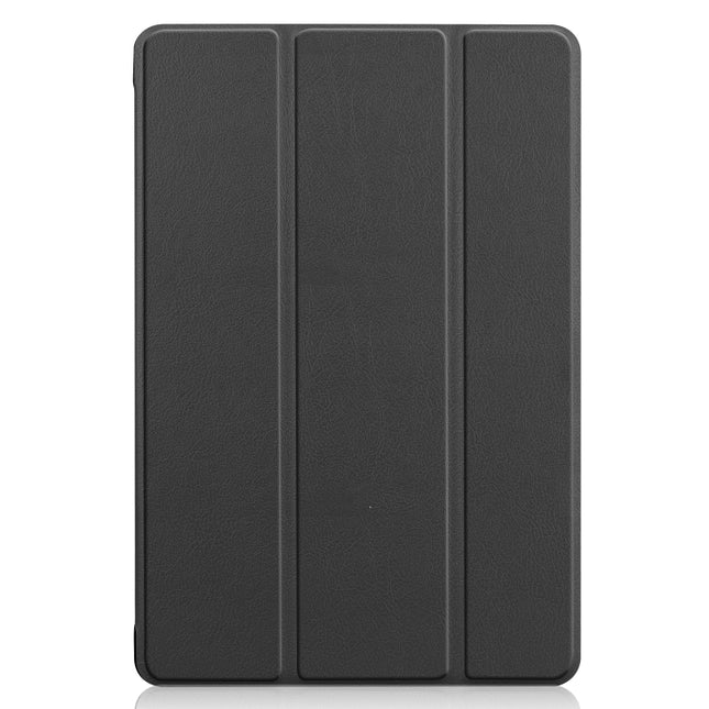 For Huawei M5 Lite 10.0 inch Custer Pattern Pure Color Horizontal Flip Leather Case with Three-folding Holder & with Sleep / Wake-up Function, For Huawei MediaPad M5 Lite 10.0 inch