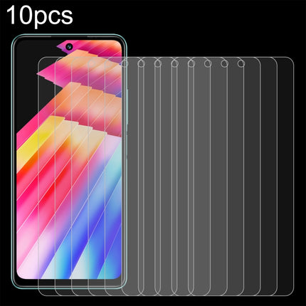 10pcs 0.26mm 9H 2.5D Tempered Glass Film, For Infinix Hot 30 (10 PCS), For Infinix Hot 30i (10 PCS)