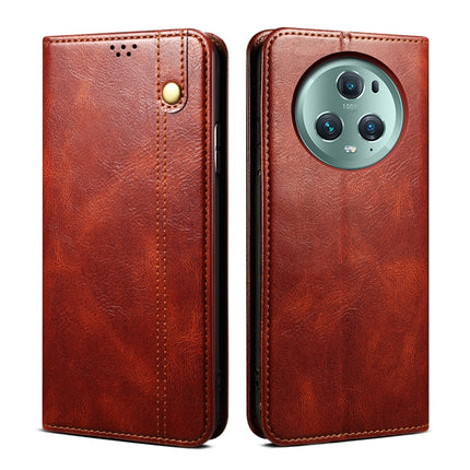 Oil Wax Crazy Horse Texture Leather Phone Case, For Honor Magic5, For Honor Magic5 Pro, For Huawei P60/P60 Pro