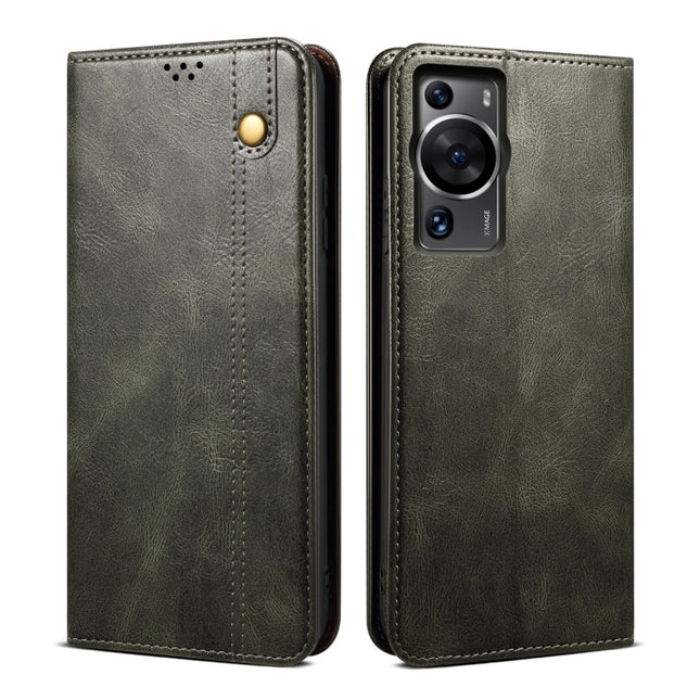 Oil Wax Crazy Horse Texture Leather Phone Case, For Honor Magic5, For Honor Magic5 Pro, For Huawei P60/P60 Pro