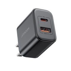 J0YROOM TCF05 20W USB+USB-C/Type-C Fast Charger, US Plug, EU Plug, UK Plug, CN Plug