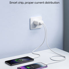 J0YROOM TCF05 20W USB+USB-C/Type-C Fast Charger, US Plug, EU Plug, UK Plug, CN Plug