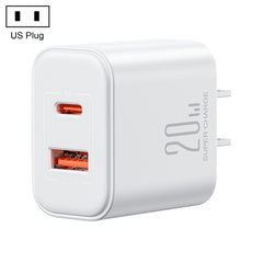 J0YROOM TCF05 20W USB+USB-C/Type-C Fast Charger, US Plug, EU Plug, UK Plug, CN Plug