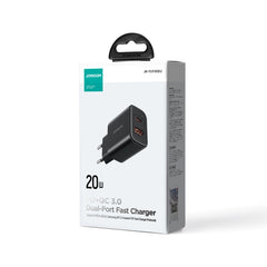 J0YROOM TCF05 20 W USB+USB-C/Typ-C-Schnellladegerät, US-Stecker, EU-Stecker, UK-Stecker, CN-Stecker