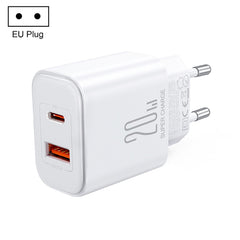 J0YROOM TCF05 20W USB+USB-C/Type-C Fast Charger, US Plug, EU Plug, UK Plug, CN Plug