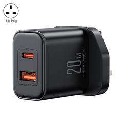 J0YROOM TCF05 20W USB+USB-C/Type-C Fast Charger, US Plug, EU Plug, UK Plug, CN Plug