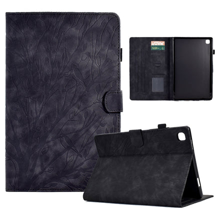 Fortune Tree Pressure Flower PU Tablet Case with Wake-up / Sleep Function, For iPad 10.2 2019 2020 / iPad 10.5 2017 2019, For iPad 10.9 2022 / 2025, For iPad Air / Air 2 / 9.7 2017 2018, For iPad Pro 11 / Air 4 10.9 2020 / Air 5 10.9