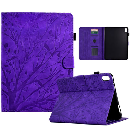 Fortune Tree Pressure Flower PU Tablet Case with Wake-up / Sleep Function, For iPad 10.2 2019 2020 / iPad 10.5 2017 2019, For iPad 10.9 2022 / 2025, For iPad Air / Air 2 / 9.7 2017 2018, For iPad Pro 11 / Air 4 10.9 2020 / Air 5 10.9