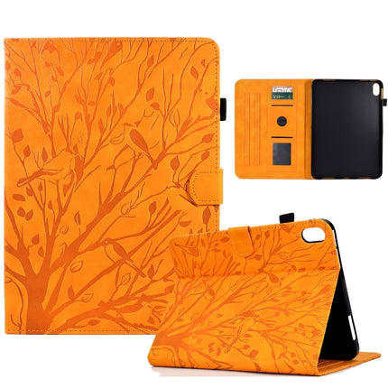 Fortune Tree Pressure Flower PU Tablet Case with Wake-up / Sleep Function, For iPad 10.2 2019 2020 / iPad 10.5 2017 2019, For iPad 10.9 2022 / 2025, For iPad Air / Air 2 / 9.7 2017 2018, For iPad Pro 11 / Air 4 10.9 2020 / Air 5 10.9