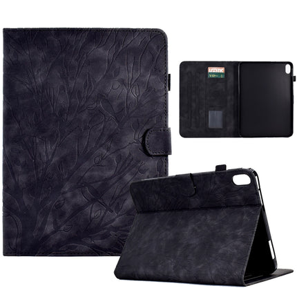 Fortune Tree Pressure Flower PU Tablet Case with Wake-up / Sleep Function, For iPad 10.2 2019 2020 / iPad 10.5 2017 2019, For iPad 10.9 2022 / 2025, For iPad Air / Air 2 / 9.7 2017 2018, For iPad Pro 11 / Air 4 10.9 2020 / Air 5 10.9