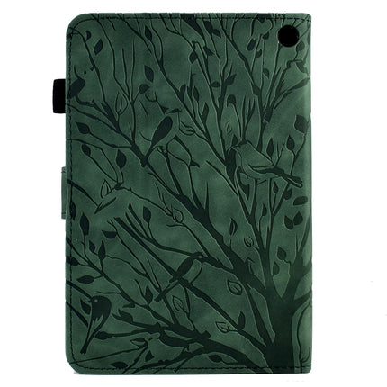 Fortune Tree Pressure Flower PU Tablet Case with Wake-up / Sleep Function, For Amazon Fire HD 8 / HD 8 Plus 2020 2022, For Amazon Kindle 11th 2022, For Amazon Fire HD 10 Plus / HD 10 2021, For Amazon Fire 7 2015 2017 2019