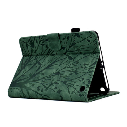 Fortune Tree Pressure Flower PU Tablet Case with Wake-up / Sleep Function, For Amazon Fire HD 8 / HD 8 Plus 2020 2022, For Amazon Kindle 11th 2022, For Amazon Fire HD 10 Plus / HD 10 2021, For Amazon Fire 7 2015 2017 2019